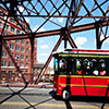 Trolley Bus on West Cermak Road Bridge