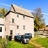 Vintage house with old cars on South Kenwood Avenue