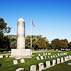 World War Two memorial in Mount Olive Cemetery