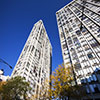 Apartment skyscrapers on Sheridan Road