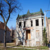 Burnt out House on West 65th Street