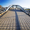 Footbridge across Lakeshore Drive