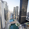 Wacker Drive, IBM Plaza and Marina Towers