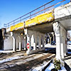 Railway bridge on North Hoyne Avenue